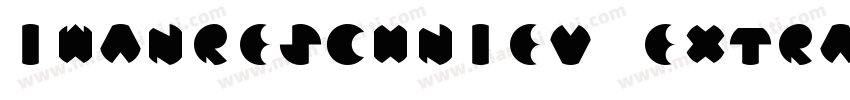 IwanReschniev ExtraBold字体转换